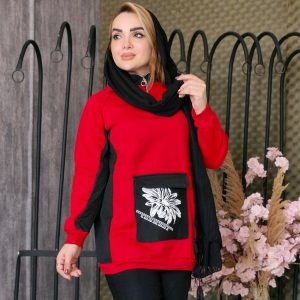 هودی دورس چاپ گل مانتو پاتریس رشت