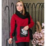 هودی دورس چاپ گل مانتو پاتریس رشت