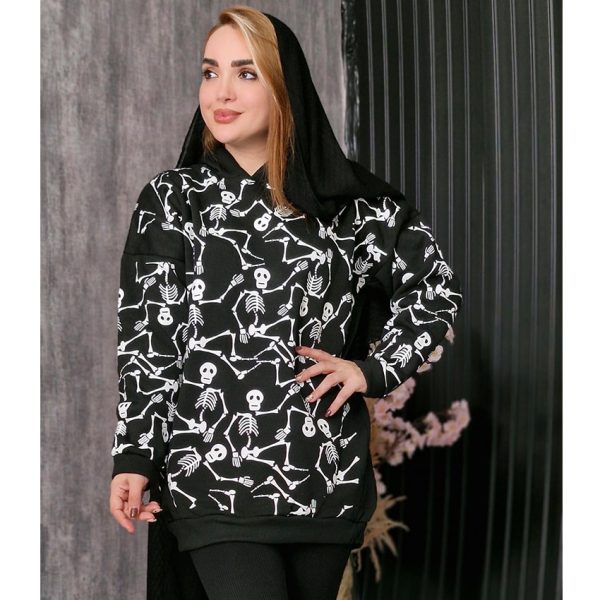 26800987-5-min هودی تمام چاپ اسکلت - مانتو پاتریس رشت