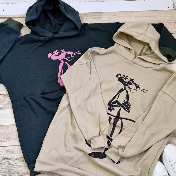 هودی دورس پلنگ صورتی - مانتو پاتریس رشت