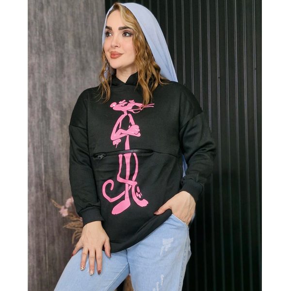 هودی دورس پلنگ صورتی - مانتو پاتریس رشت