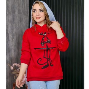 هودی دورس پلنگ صورتی - مانتو پاتریس رشت