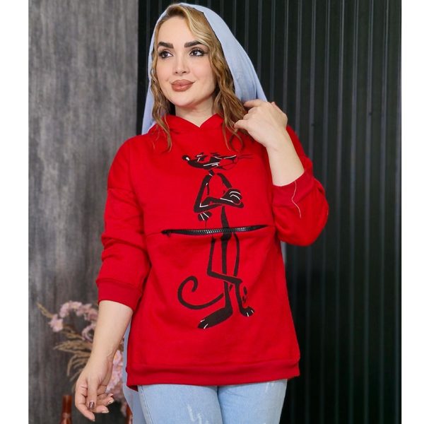 هودی دورس پلنگ صورتی - مانتو پاتریس رشت