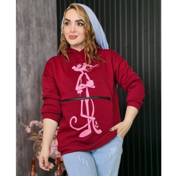 هودی دورس پلنگ صورتی - مانتو پاتریس رشت