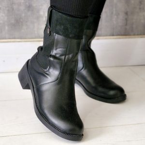 بوت بغل کش مشکی - مانتو پاتریس رشت