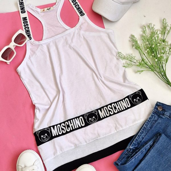 تاپ حلقه ای موسچینو سفید - مانتو پاتریس رشت