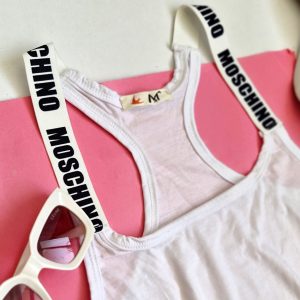 تاپ حلقه ای موسچینو سفید