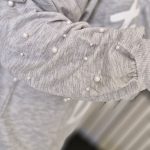 تونیک ملانژ چاپی آستین مرواریدی - مانتو پاتریس رشت