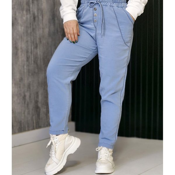 3140018211-2-min شلوار مام فیت آبی روشن - مانتو پاتریس رشت