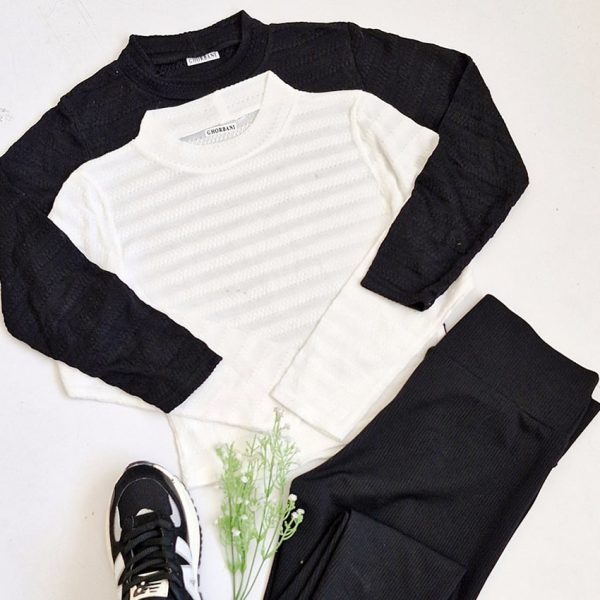 بلوز آستین بلند حوله ای - مانتو پاتریس رشت