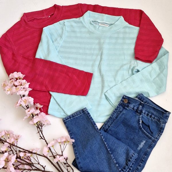 بلوز آستین بلند حوله ای - مانتو پاتریس رشت