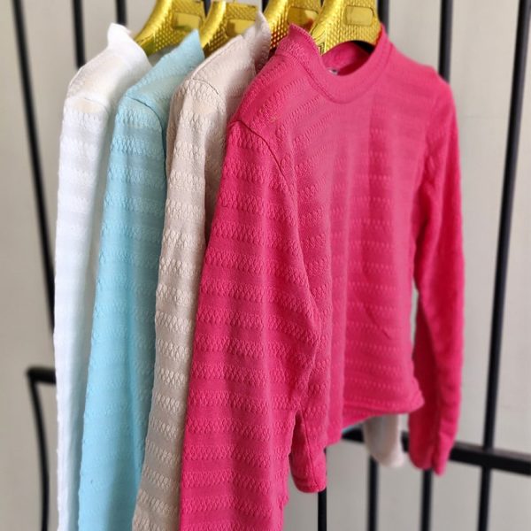 بلوز آستین بلند حوله ای - مانتو پاتریس رشت