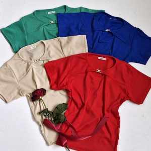 تیشرت سگک پاپیونی - مانتو پاتریس رشت