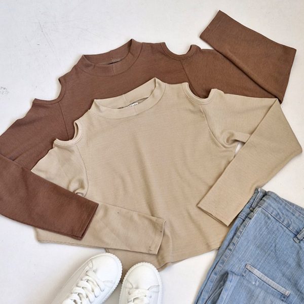 بلوز کراپ سرشونه باز - مانتو پاتریس رشت