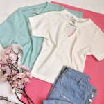 تیشرت کراپ بیسکوییتی سگکی - مانتو پاتریس رشت