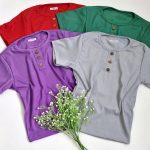 تیشرت فانریپ 3 دکمه چوبی - مانتو پاتریس رشت