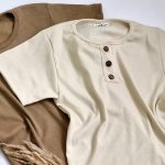 تیشرت فانریپ 3 دکمه چوبی - مانتو پاتریس رشت