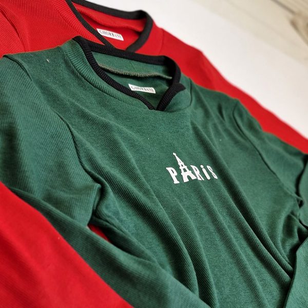 بلوز آستین بلند فانریپ پاریس -