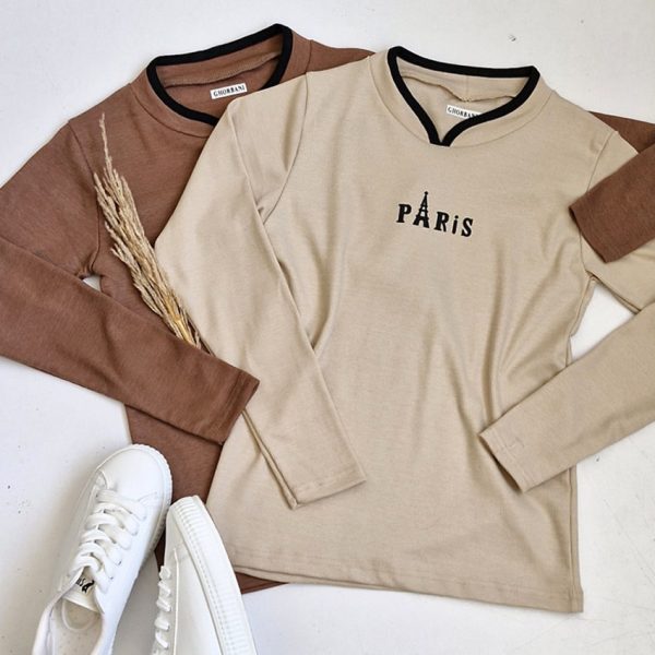 بلوز آستین بلند فانریپ پاریس -