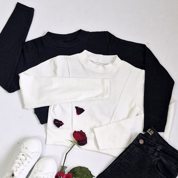 بلوز کراپ خط اریپ - مانتو پاتریس رشت