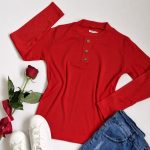 بلوز آستین بلند 3 دکمه - مانتو پاتریس رشت