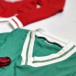 بلوز کراپ نوار سفید - مانتو پاتریس رشت