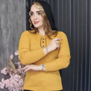 بلوز 3 دکمه نواری - مانتو پاتریس رشت