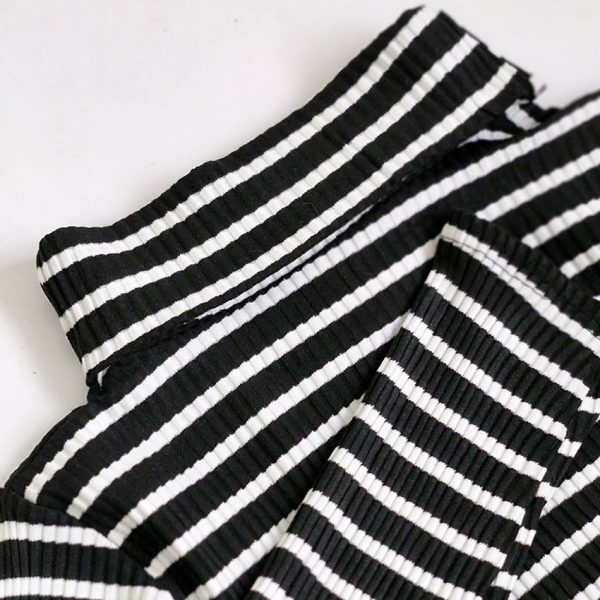 بلوز یقه اسکی راه راه - مانتو پاتریس رشت