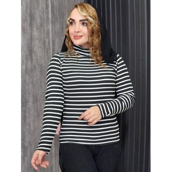 34300673-5-min بلوز یقه اسکی راه راه - مانتو پاتریس رشت