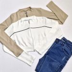 بلوز کراپ زیپی - مانتو پاتریس رشت