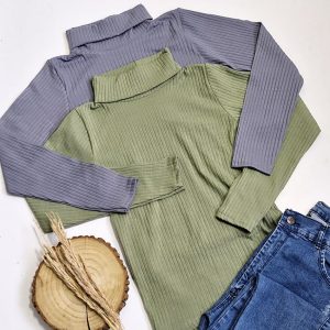 بلوز یقه اسکی رنگی - مانتو پاتریس رشت