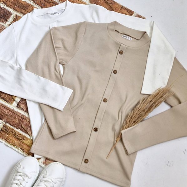 بلوز فانریپ تمام دکمه - مانتو پاتریس رشت