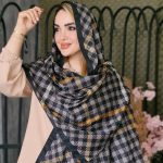شال مربعی طرحدار - مانتو پاتریس رشت