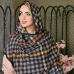 شال مربعی طرحدار - مانتو پاتریس رشت