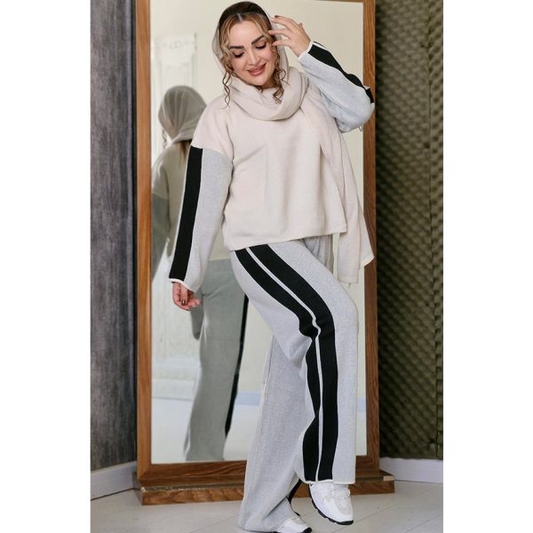 ست بافت کراپ - مانتو پاتریس رشت