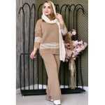 ست بافت آستین خطی - مانتو پاتریس رشت