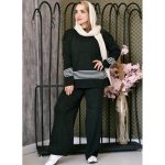 ست بافت آستین خطی - مانتو پاتریس رشت