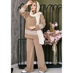 ست بافت آستین خطی - مانتو پاتریس رشت