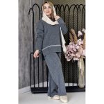 ست بافت دو خط ریز - مانتو پاتریس رشت