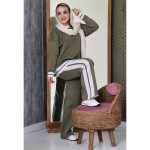 ست بافت 2 خط - مانتو پاتریس رشت