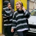 بلوز بافت پینترستی 3 خط - مانتو پاتریس رشت