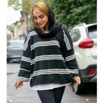 بلوز بافت پینترستی 3 خط - مانتو پاتریس رشت