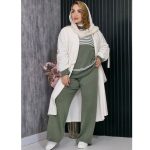 ست بافت خطی - مانتو پاتریس رشت