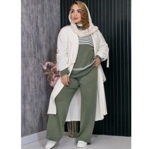 ست بافت خطی - مانتو پاتریس رشت