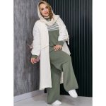 ست بافت خطی - مانتو پاتریس رشت