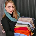 شال موهر رنگی - مانتو پاتریس رشت