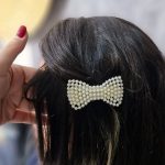 گیره مو پاپیونی مرواریدی - مانتو پاتریس رشت