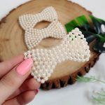 گیره مو پاپیونی مرواریدی - مانتو پاتریس رشت