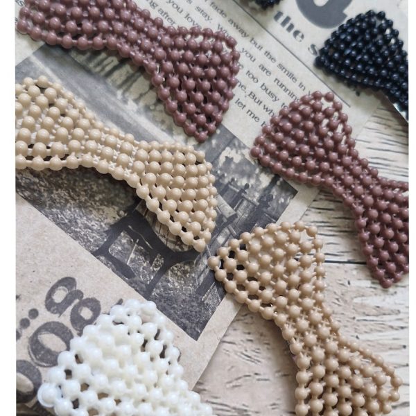 گیره مو پاپیونی مرواریدی - مانتو پاتریس رشت