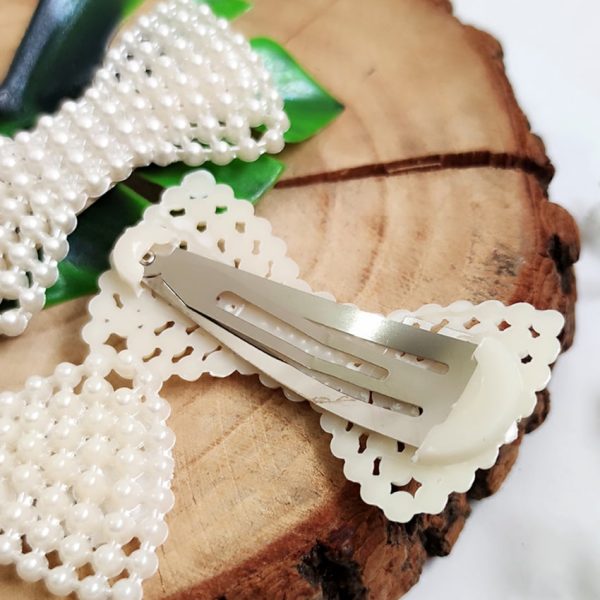 گیره مو پاپیونی مرواریدی - مانتو پاتریس رشت